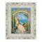 Wide Alabaster White Wash With Charcoal Picture Frame 12x12 frame